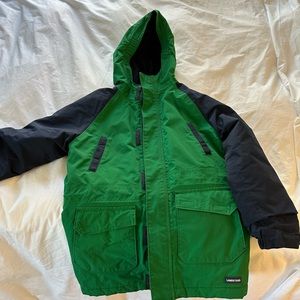 Lands End boys Squall Waterproof Insulated Winter Parka size 7